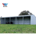 WZH prefab light gauge customized workshop warehouse car garage steel storage shed hay sheds for sale